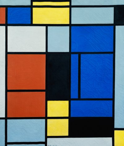 Taulukko nro 1 tekijältä Piet Mondrian