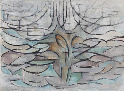 Kukkiva omenapuu, 1912. tekijältä Piet Mondrian
