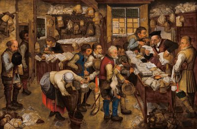 Veronkantajan toimisto tekijältä Pieter Brueghel the Younger