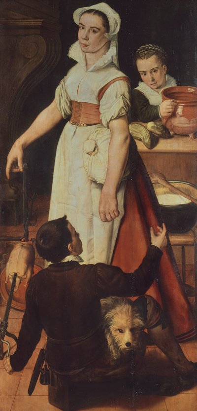 Cook, kirjoittanut Pieter Aertsen (1507 tai 1508-1575) tekijältä Pieter Aertsen