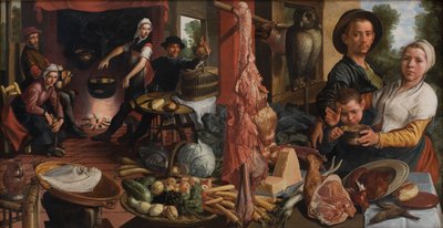 Paksu keittiö. Allegoria tekijältä Pieter Aertsen