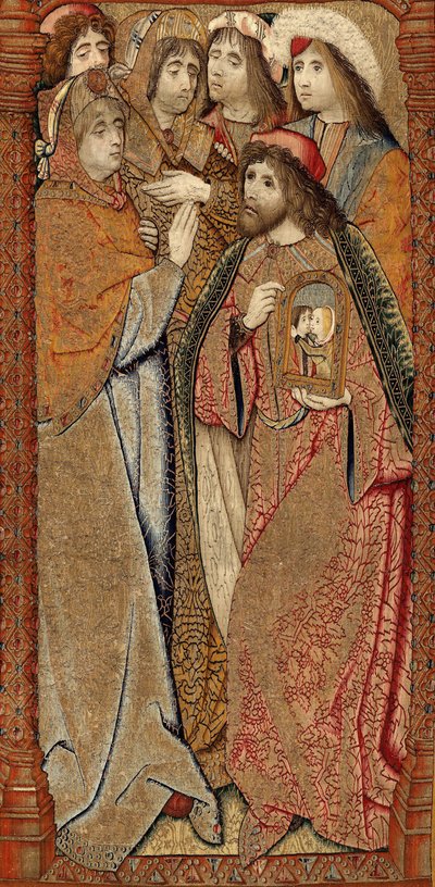 Jumalanäidin voitot tai kultaiset varpuset, n. 1500-02 (kuvakudos) tekijältä Pieter (attr. to) Coecke van Aelst