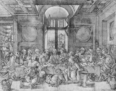 Viimeinen ehtoollinen tekijältä Pieter (circle of) Coecke van Aelst