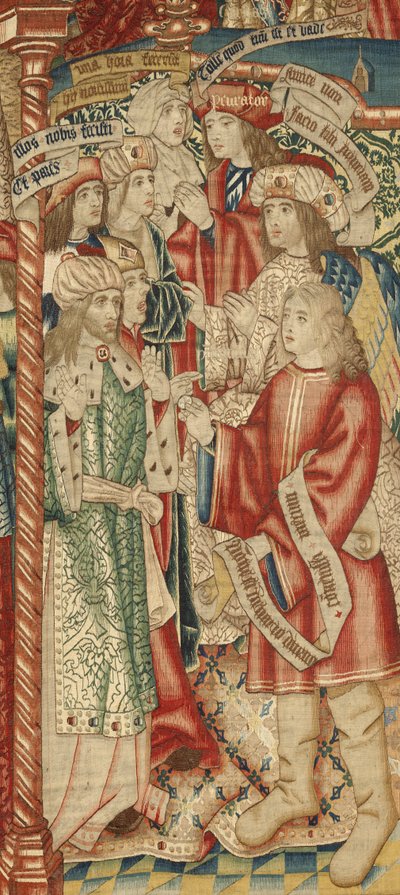 Vertaus viinitarhan työntekijöistä, n. 1500 (kuvakudos) tekijältä Pieter (studio of) Coecke van Aelst
