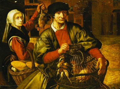 Siipikarjan myyjä, tekijältä Pieter Aertsen