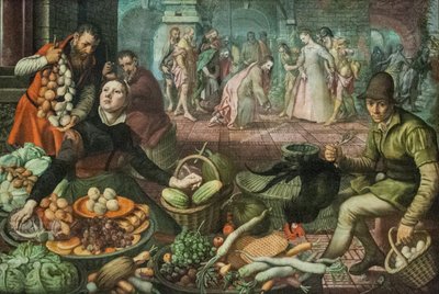 Kristus ja avioton nainen tekijältä Pieter Aertsen