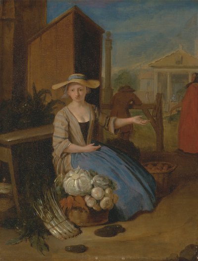 Vihannesmyyjä, Covent Garden tekijältä Pieter Angillis
