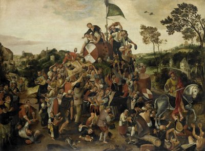 Pyhän Martin päivän Kermis, noin 1540-1598 (öljy paneelille). tekijältä Pieter Balten