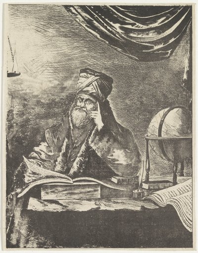 Tutkija toimistossaan tekijältä Pieter Bartholomeusz. Barbiers