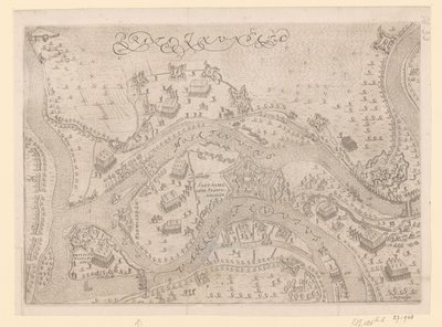Maurice piiritti ja vangitsi Pyhän Andreaksen, 1600 tekijältä Pieter Bast