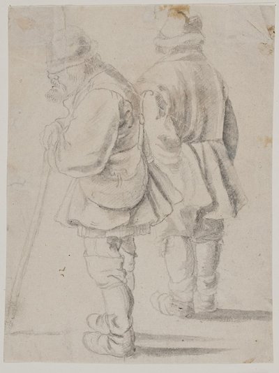 Kaksi maanviljelijää tekijältä Pieter Bruegel d.Æ.