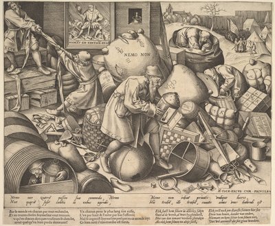 Everyman, noin 1558 tekijältä Pieter Bruegel the Elder