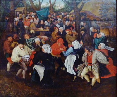 Ranskalainen:  Danse de noce Häätanssi tekijältä Pieter Brueghel the Younger