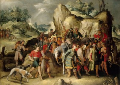Pyhän Paavalin kääntymys. tekijältä Pieter Brueghel the Younger