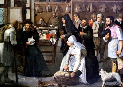 The Sale of Nature, c1584-1637 tekijältä Pieter Brueghel the Younger
