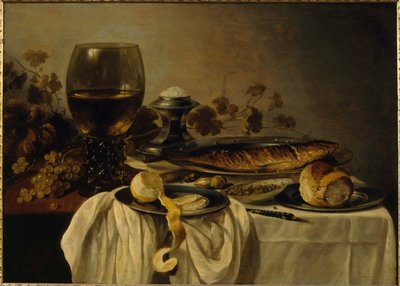 Aamiainen tekijältä Pieter Claesz