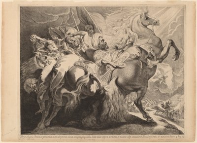 Sanheribin tappio tekijältä Pieter Claesz Soutman after Sir Peter Paul Rubens