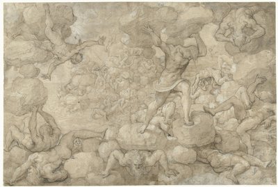 Jättiläisten kaatuminen tekijältä Pieter Coecke van Aelst (I)