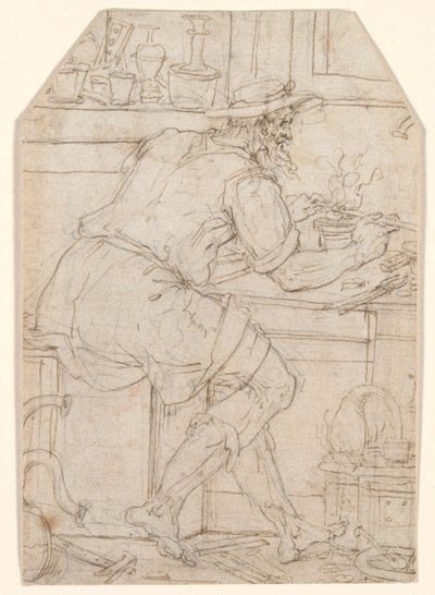 Käsityöläinen työssä tekijältä Pieter Coecke van Aelst