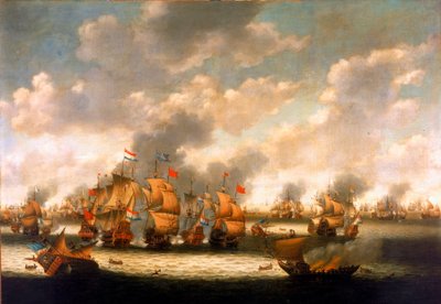 Neljän päivän taistelu tekijältä Pieter Cornelisz van Soest
