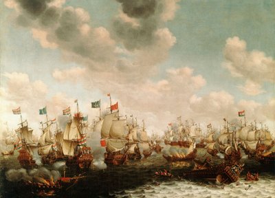 Neljän päivän taistelu tekijältä Pieter Cornelisz van Soest