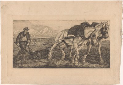 Kaksi kyntöhevosta tekijältä Pieter Dupont