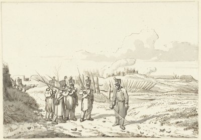 Kiertelevä partio, 1813-1814 tekijältä Pieter Gerardus van Os (signed by artist)