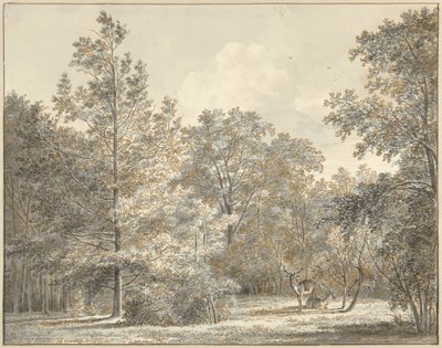 Hirvi metsässä tekijältä Pieter Gerardus van Os