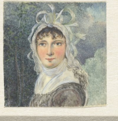 Naisen muotokuva hattu ja jouset tekijältä Pieter Gerardus van Os