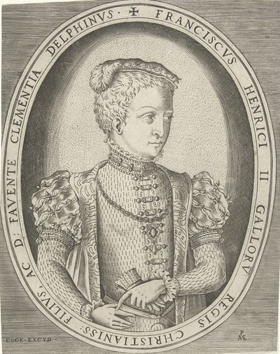Fransis II:n muotokuva Ranskasta 1544-1560 tekijältä Pieter Heyden van der