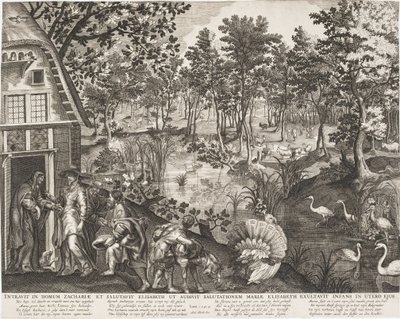 Vierailu metsämaisemassa tekijältä Pieter II de Jode