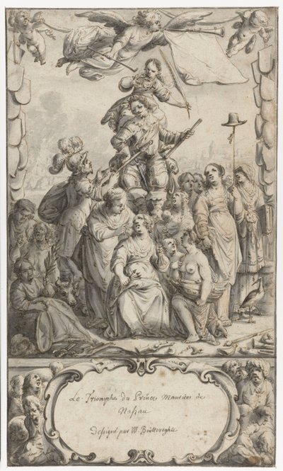 Frontispiece Design Frederick Hendrick van Nassauwille tekijältä Pieter Jansz