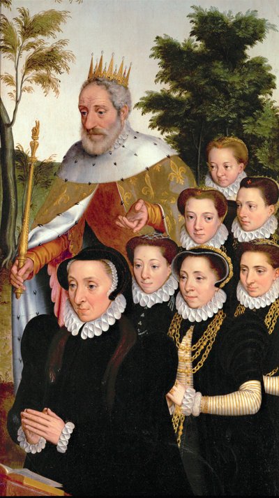 Paimenten palvonnan alttari: Louis IX (maalaus) tekijältä Pieter Jansz. Pourbus