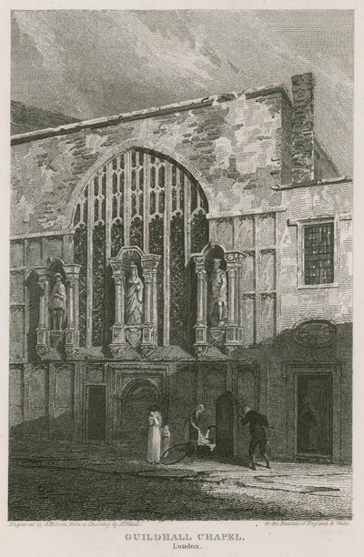 Guildhall Chapel, Lontoo tekijältä Pieter Jansz. Quast