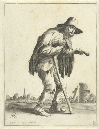 Captaire lepros Beggars and Farmers (títol de la sèrie) finlandès tekijältä Pieter Jansz Quast