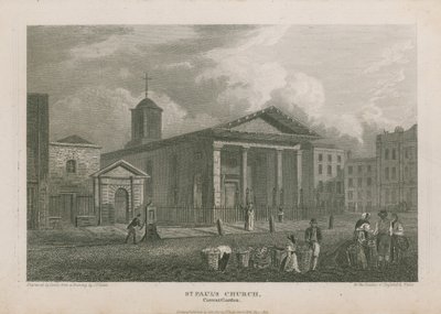 Pyhän Paavalin kirkko, Covent Garden tekijältä Pieter Jansz. Quast