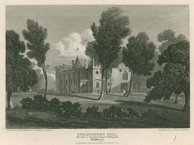 Strawberry Hill, Twickenham, Lontoo; Kreivitär Dowager Waldegraven istuin tekijältä Pieter Jansz. Quast