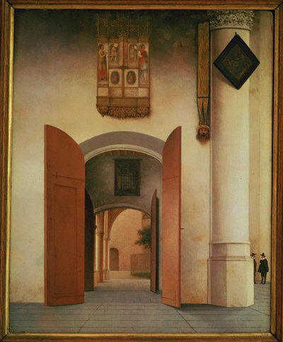 Pyhän Laurentiuksen kirkko, Alkmaar tekijältä Pieter Jansz Saenredam