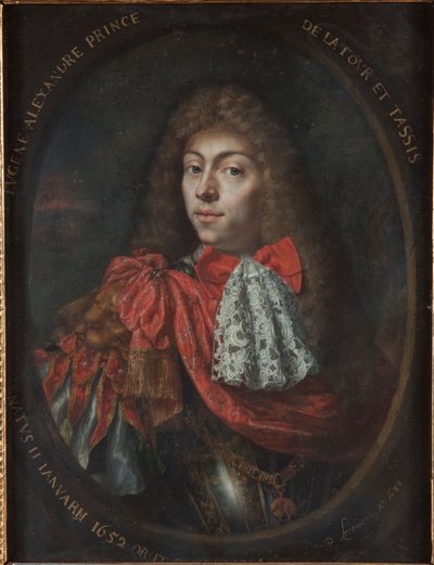Thurnin prinssi Eugene Alexander ja Taksit 1652-1714, 1682. tekijältä Pieter Leermans