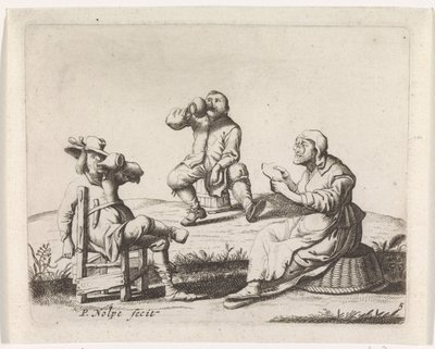 Kolme maanviljelijää tekijältä Pieter Nolpe