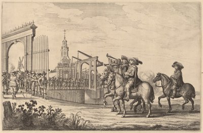 Marie de Medicin saapuminen Amsterdamiin [levy 1/6] tekijältä Pieter Nolpe