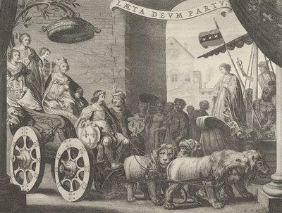 Levy 5a: Marie de Medici Berecynthiana, Caspar Barlaeuksesta, Medicea Hospes, 1638. tekijältä Pieter Nolpe