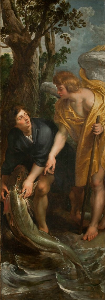 The Miraculous Draft of Fishes Triptyykki, oikea paneeli, 1618-1619. tekijältä Pieter Paul Rubens