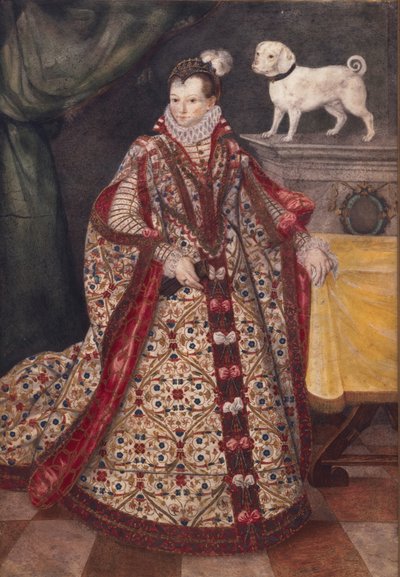 Muotokuva määriläisestä naisesta. tekijältä Pieter Pietersz the Younger