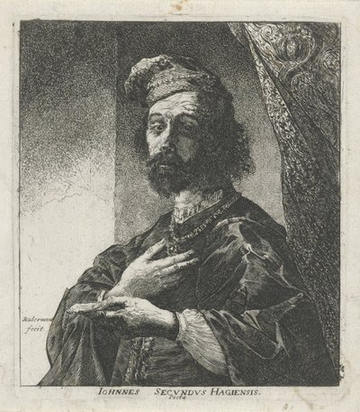 Portree van Janus Secundus tekijältä Pieter Rottermondt