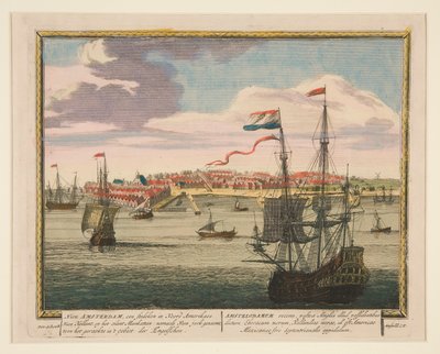 Uusi Amsterdam, kaupungit Pohjois-Amerikassa Nieu Holland, Mankattanin saarella: namaels Uusi jork nimeltä tekijältä Pieter Schenck I