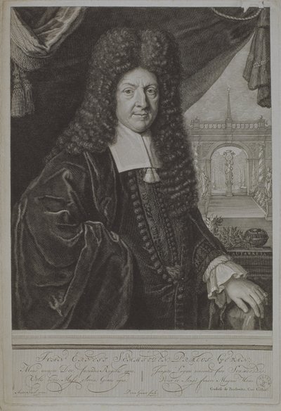 Jan Ernest Schmieden (1626-1707) 1707 tekijältä Pieter Stevens van Gunst