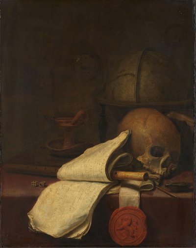 Vanitas asetelma tekijältä Pieter Symonsz Potter