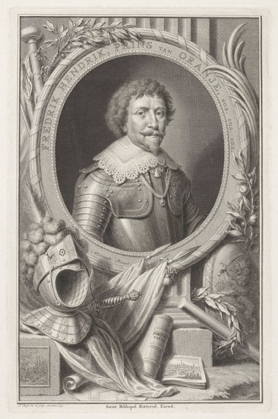 Oranssin prinssin Frederik Hendrikin muotokuva tekijältä Pieter Tanjé