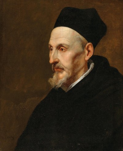 Anthonius Triestin muotokuva 1576-1657, Bruggen ja Gentin piispa, 1650. tekijältä Pieter Thijs